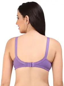 Bralux Lavender Solid Non-Wired Non Padded Everyday Bra