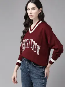 The Roadster Lifestyle Co. Typography Acrylic Pullover