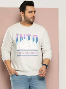 Sztori Plus Size Printed Sweatshirt