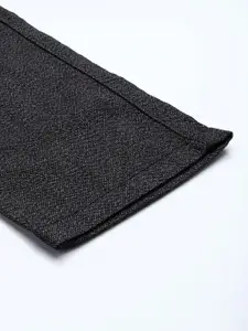 Louis Philippe Sport Men Textured Super Slim Fit Chinos Trousers