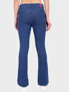DressBerry Women Blue Mid Rise Bootcut Denim Jeans