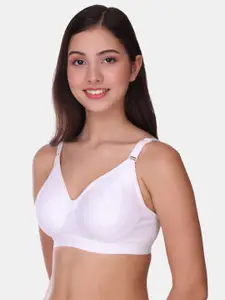 POOJA RAGENEE Double Layer Full Coverage Non-Padded All Day Comfort Cotton Bra