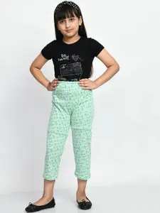 BAESD Girls Pack Of 3 Pure Cotton Printed Lounge Pants
