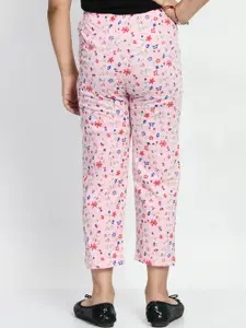 BAESD Girls Pack Of 3 Printed Pure Cotton Lounge Pants
