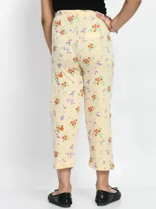 BAESD Girls Pack Of 3 Conversatioanl Printed Pure Cotton Lounge Pants