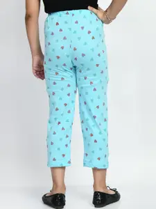 BAESD Girls Set Of 3 Printed Cropped Cotton Lounge Pants