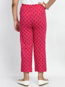 BAESD Girls Pack Of 3 Printed Pure Cotton Lounge Pants