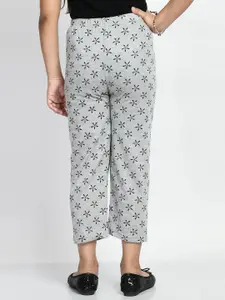 BAESD Girls Pack Of 3 Printed Cotton Lounge Pants