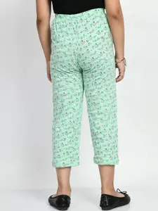 BAESD Girls Pack Of 3 Printed Cropped Cotton Lounge Pants