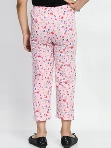 BAESD Girls Pack Of 3 Printed Pure Cotton Lounge Pants