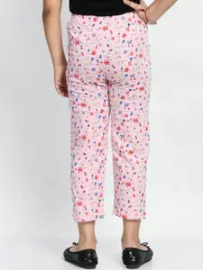 BAESD Girls Pack Of 3 Printed Pure Cotton Lounge Pants