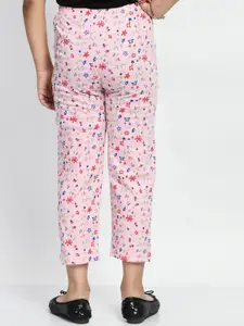 BAESD Girls Pack Of 3 Conversatioanl Printed Pure Cotton Lounge Pants