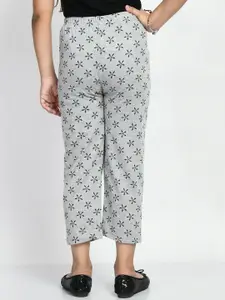 BAESD Girls Set Of 3 Printed Cotton Lounge Pants