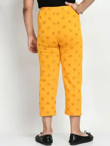 BAESD Girls Pack Of 4 Printed Pure Cotton Lounge Pants