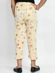 BAESD Girls Pack of 4 Printed Cotton Lounge Pants