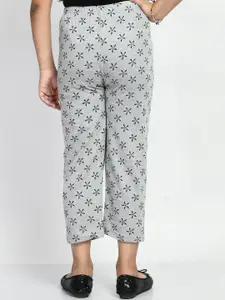 BAESD Girls Pack Of 3 Printed Cotton Cropped Lounge Pants