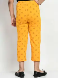 BAESD Girls Pack Of 4 Printed Pure Cotton Lounge Pants