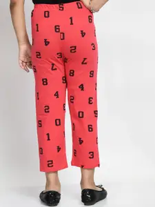 BAESD Girls Pack Of 4 Printed Pure Cotton Lounge Pants