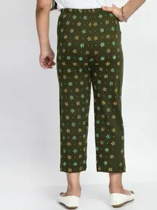 BAESD Girls Pack Of 4 Printed Pure Cotton Lounge Pants