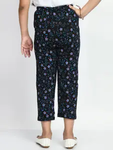 BAESD Girls Pack Of 4 Printed Pure Cotton Lounge Pants