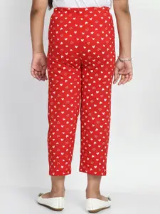 BAESD Girls Pack Of 4 Printed Pure Cotton Lounge Pants