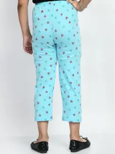 BAESD Girls Pack Of 3 Printed Pure Cotton Lounge Pants