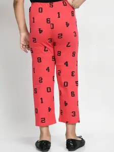 BAESD Girls Pack Of 4 Printed Pure Cotton Lounge Pants