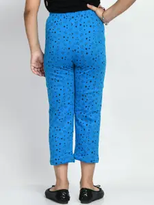BAESD Girls Pack Of 4 Printed Cotton Lounge Pants