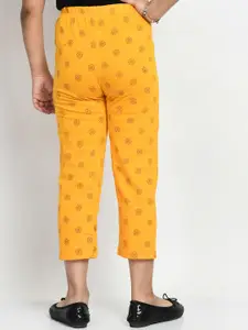 BAESD Girls Pack Of 4 Printed Pure Cotton Lounge Pants