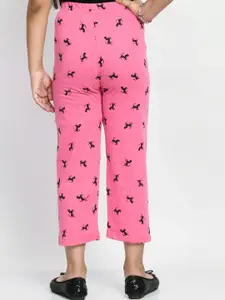 BAESD Girls Pack Of 4 Printed Pure Cotton Lounge Pants