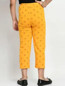 BAESD Girls Pack Of 4 Printed Cotton Cropped Lounge Pants