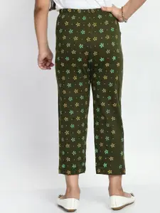 BAESD Girls Pack Of 4 Printed Pure Cotton Lounge Pants