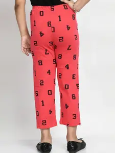 BAESD Girls Pack Of 4 Conversational Printed Pure Cotton Lounge Pants