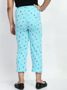 BAESD Girls Pack Of 4 Conversational Printed Pure Cotton Lounge Pants
