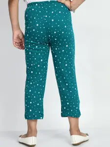 BAESD Girls Mid-Rise Pack Of 5 Printed Cotton Lounge Pants