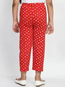 BAESD Girls Pack Of 5 Printed Pure Cotton Lounge Pants