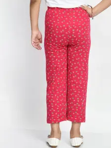 BAESD Girls Pack Of 5 Printed Pure Cotton Lounge Pants