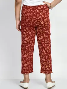 BAESD Girls Set Of 5 Printed Cotton Lounge Pants