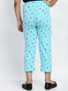 BAESD Girls Pack Of 5 Printed Pure Cotton Lounge Pants