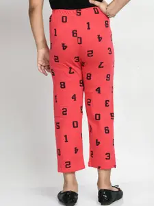 BAESD Girls Pack Of 5 Printed Pure Cotton Lounge Pants