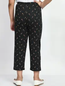 BAESD Girls Mid-Rise Pack Of 5 Printed Cotton Lounge Pants