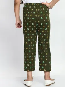 BAESD Girls Pack Of 5 Printed Pure Cotton Lounge Pants
