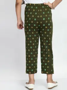 BAESD Girls Pack Of 4 Printed Pure Cotton Lounge Pants