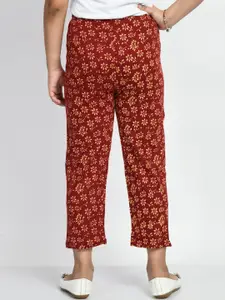 BAESD Girls Pack Of 5 Printed Cotton Lounge Pants