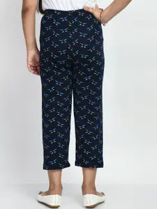 BAESD Girls Pack Of 5 Printed Pure Cotton Lounge Pants