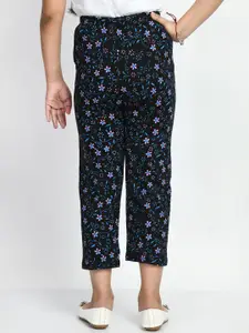 BAESD Girls Pack Of 4 Printed Cotton Lounge Pants