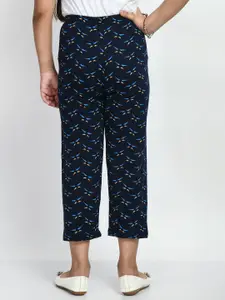 BAESD Girls Set Of 5 Printed Cotton Lounge Pants