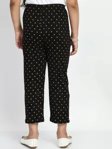 BAESD Girls Pack Of 5 Printed Cotton Lounge Pants
