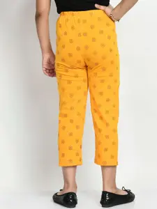 BAESD Girls Pack Of 4 Printed Cotton Lounge Pants