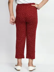 BAESD Girls Pack Of 4 Printed Pure Cotton Lounge Pants